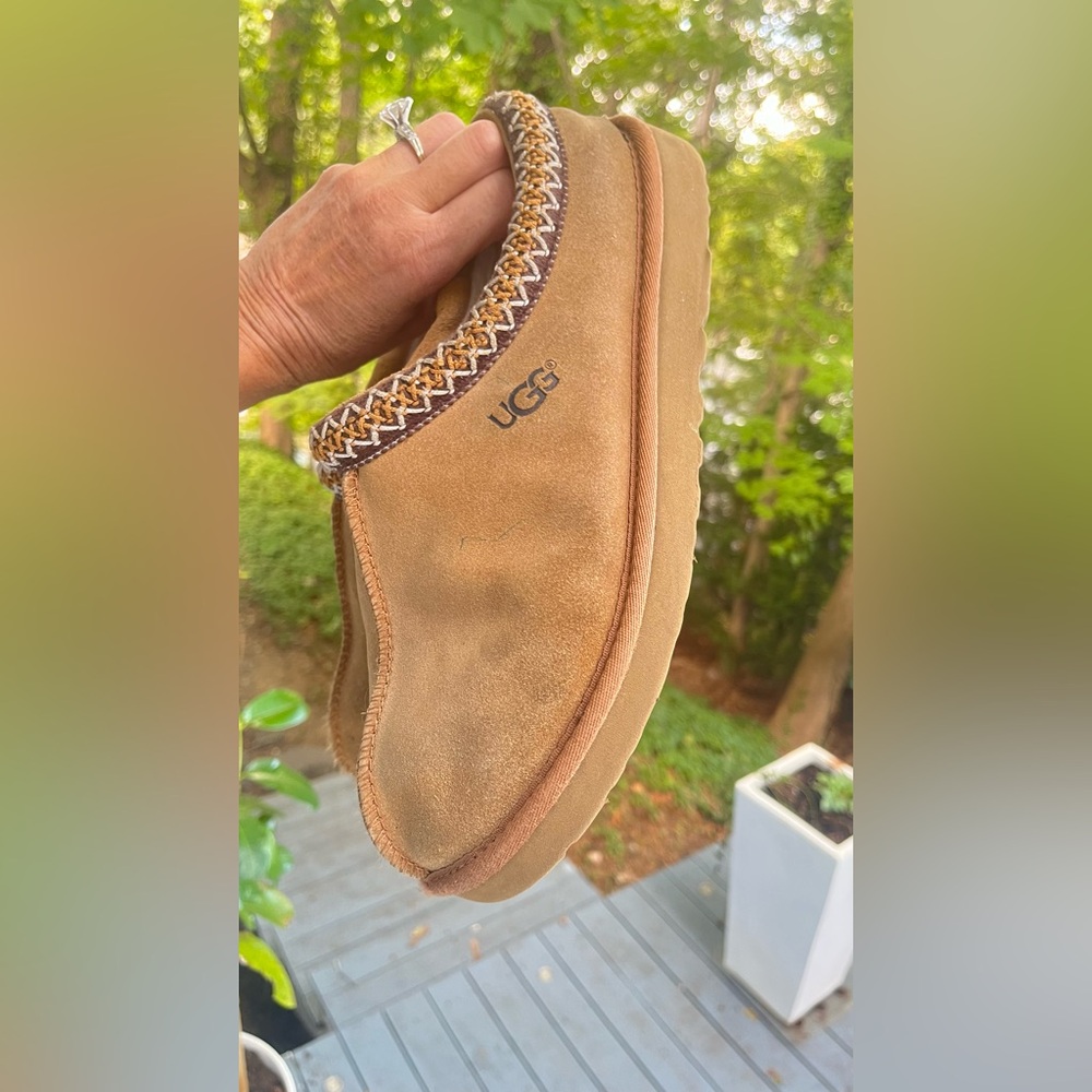 UGG Tan Suede Slippers